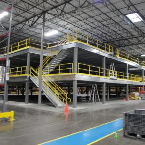 auto parts multi level mezzanine image