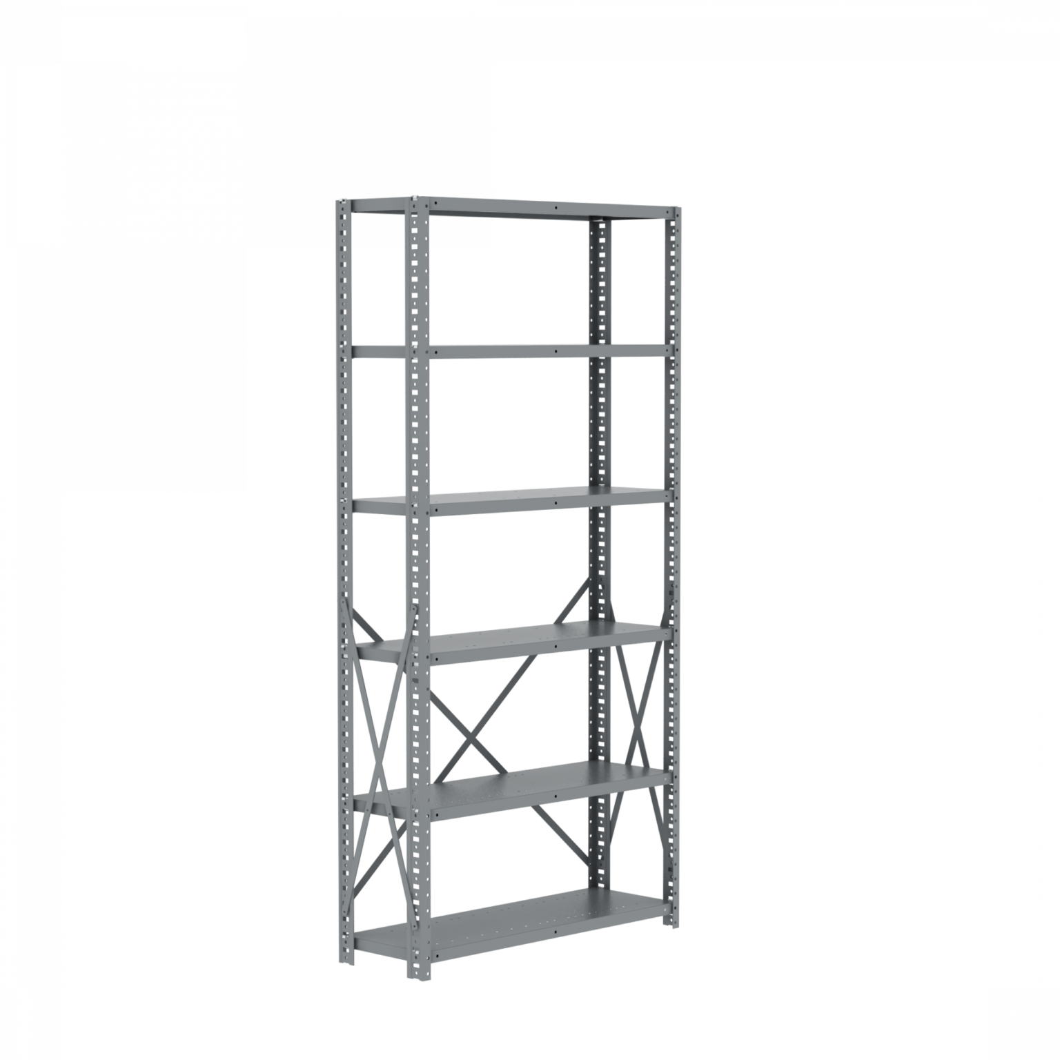 6Shelf Commercial Grade Steel Shelving Unit Borroughs