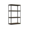 Borroughs Rivet-Span Boltless 4 Level Shelving Unit with Particle Board Shelves