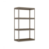 Borroughs Rivet-Span Boltless 4 Level Shelving Unit with Particle Board Shelves