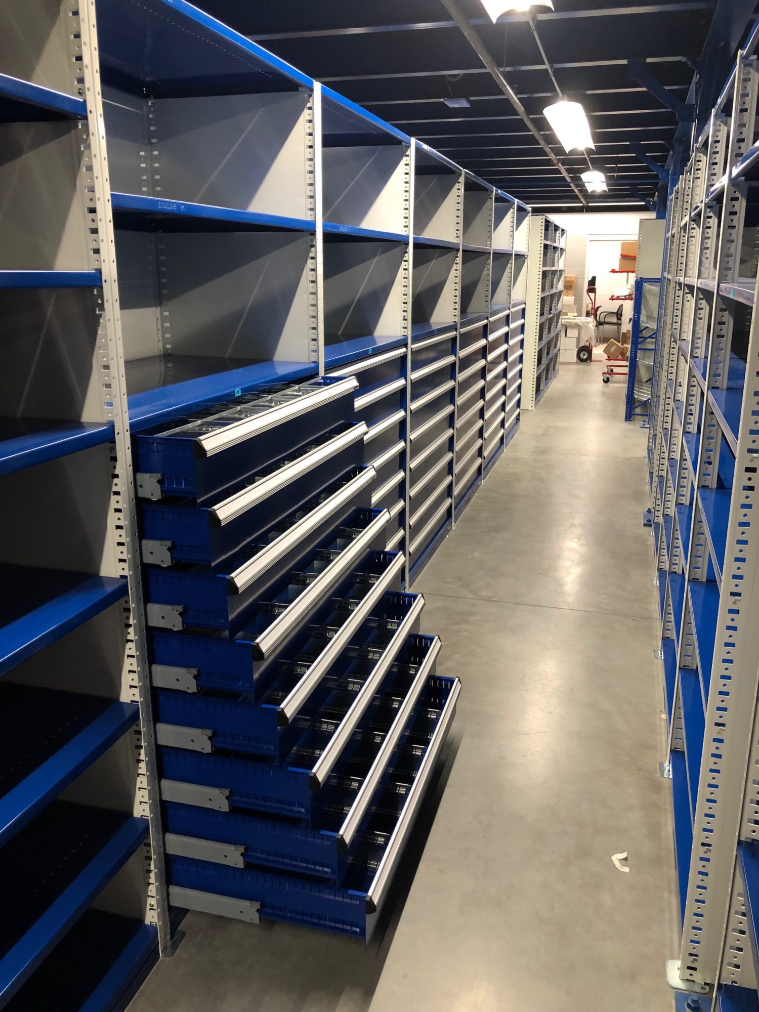 Industrial High Density Bin Storage