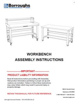 Borroughs-Workbench-Assembly-Instructions